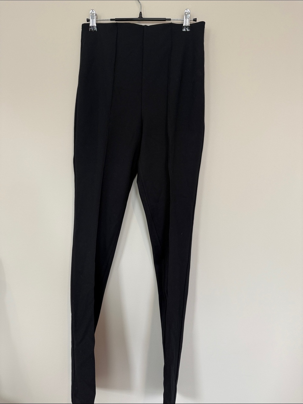 SPANX Black High-Waist Ponte Leggings